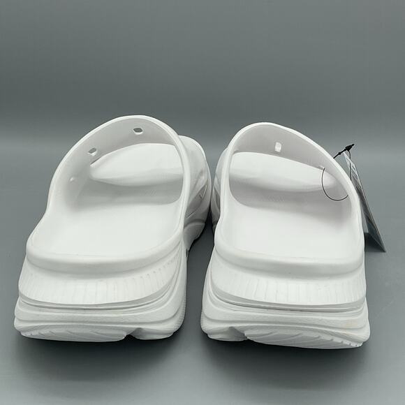 NEW Hoka Women’s Ora Recovery Slide 3 Sandals White Size 11 - Picture 4 of 10